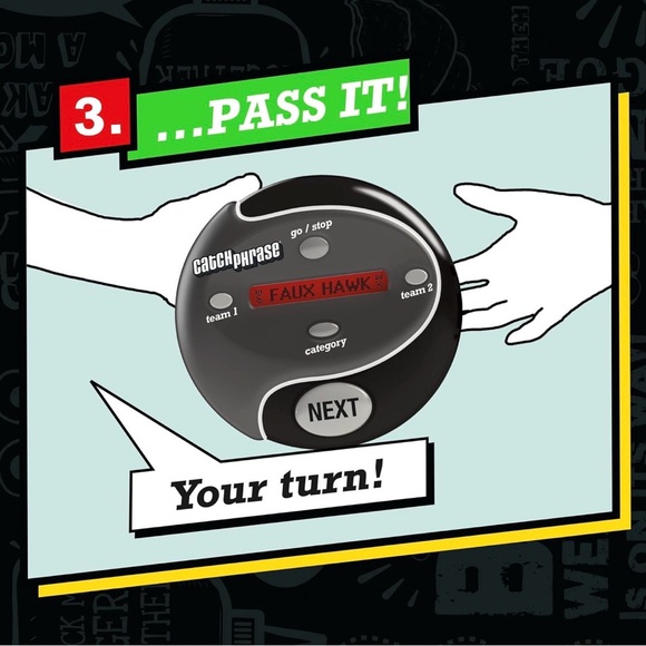 Hasbro Catch Phrase Electronic Game Fun Handheld Party Adults Teens and Kids - Picture 5 of 12